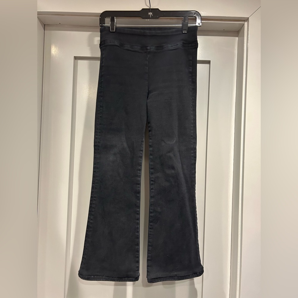 Frame Denim Stretch Black Pull-on Jeans, Size 1